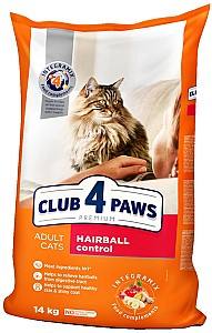 Сухой корм для кошек Club4Paws Adult Cats Hairball Control 14kg