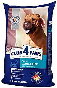 Сухой корм для собак Club4Paws Adult Lamb&Rice All Breeds 14kg