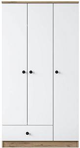 Dulap Mirage Meble BA117 3D1S Nuc(Maro)/Alb