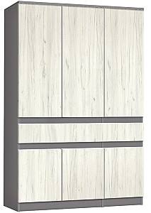 Шкаф Modern Komfi 120cm Сланцево-серый/Белый дуб Craft
