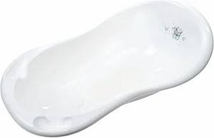 Cada pentru bebelusi Maltex White 100 cm cu dop și anti-slip