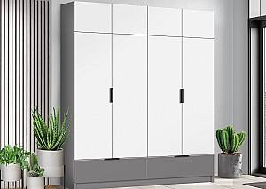 Шкаф Modern Komfort 180 Сланцево-серый/Белый