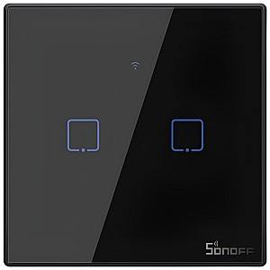 Умный выключатель Sonoff TX Series 2-Gang Black