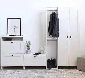 Прихожая Fabrik Home Mezzo Белый Ясень