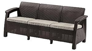 Диван для дачи Keter Corfu II Love Seat Max Brown/Oat (258947)