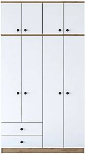 Dulap Mirage Meble BA121 S 8D2S Nuc (Maro)/Alb
