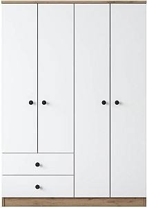 Dulap Mirage Meble BA108 S 4D2S Nuc (Maro)/Alb