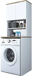 Dulap de baie Mirage Meble KD101 White/Walnut