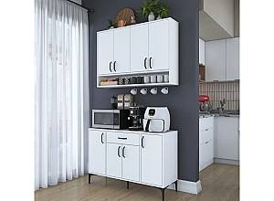 Set mobila bucatarie Mirage Meble JE205 (White)