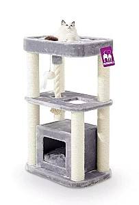 Когтеточка для кошек PETREBELS SWEET PETIT VILLA 100 Grey