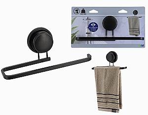 Cuier pentru baie prosoape Tendance Negru 55836