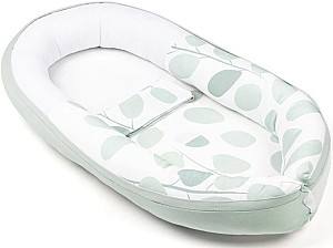 Гнездо для новорожденных doomoo Cocoon Leaves Aqua Green