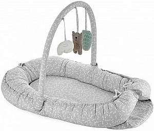 Гнездо для новорожденных BABYJEM Between Parents Gray