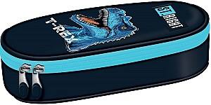Пенал St.Right Blue T-Rex PC01 23x9.5x6cm