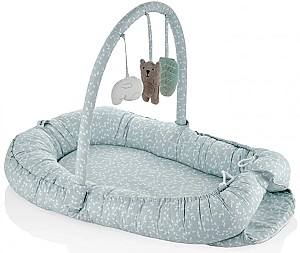 Гнездо для новорожденных BABYJEM Between Parents Mint