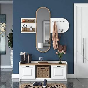 Antreu Mirage Meble EE101 (White/Walnut)