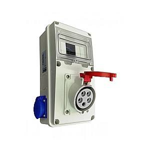 Электрическая розетка Scame Блок розеток  633.RO0023 5P 32 A IP44