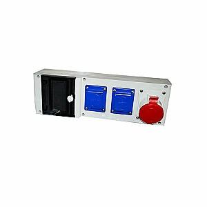 Электрическая розетка Scame Блок с 3 розетками 5P 16 A 380 В IP44