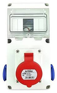 Электрическая розетка Scame 633.RO0024 5P 16 A IP44