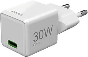 Incarcator telefon Hama Super Mini-charger USB-C 30W White (201982)