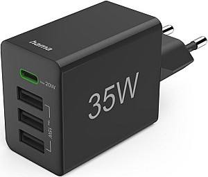 Incarcator telefon Hama Mini-Charger 35W Black (201990)