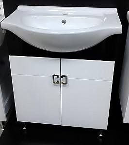 Dulap de baie ECE Modern Black 75 cm 