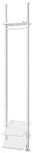 Cuier IKEA Elvarli 1 sectiune/raft superior 52x36x222-350 Alb