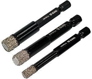  Yato Set de carote 3 шт. 1/4" (6.3 мм)