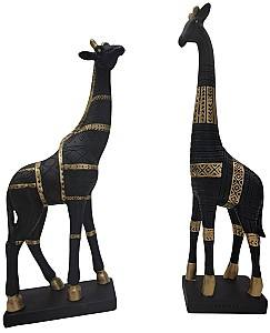 Decoratiune de interior LuxDecor Girafa 2ps 358-10 Negru
