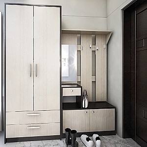 Antreu PS P-1+ Dulap S-82 (2 sert.) (bară) Wenge/Chamonix Deschis