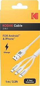 USB-кабель Kodak 3in1 Cable (30425835)