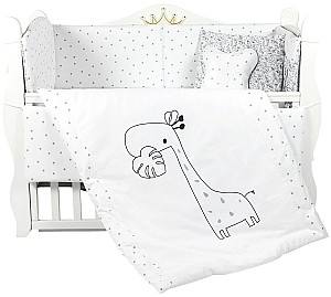 Lenjerie de pat PernaMea Lovely Giraffe (8 piese)