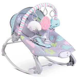 Шезлонг детский Moni Rocker Llama Gray