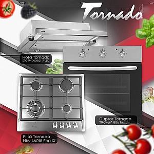 Set Tornado HM-46018 Eco IX + TRC-6M 886 Inox + STORM 700(60) IX LED