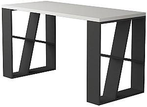 Masa de birou Trendy Miere Alb/Antracit (Gri)