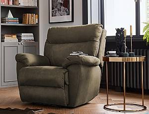 Fotoliu reclainer Dogtas ALEN GK2025 nubuck haki