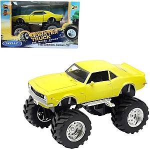 Masina jucarie Welly Chevrolet Camaro Z28 1968 Yellow