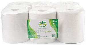 Бумажное полотенце Ecosoft 300m 6pcs