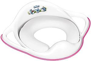 Детское сиденье для унитаза Maltex The Smurfs White/Pink