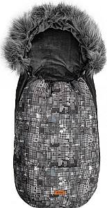 Зимний чехол для колясок Sensillo Graphite Dots