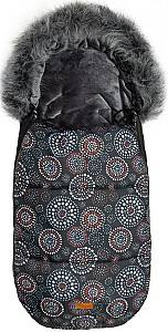 Зимний чехол для колясок Sensillo Rosettes Black