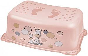 Подставка-ступенька для ванной Maltex Zebra Pink