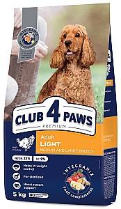 Сухой корм для собак Club4Paws Adult Light Medium/Large Breeds 5kg
