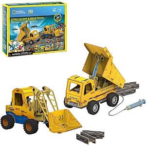 3D Puzzle CubicFun Mini Încărcător și Camion Basculant (DS1132h)