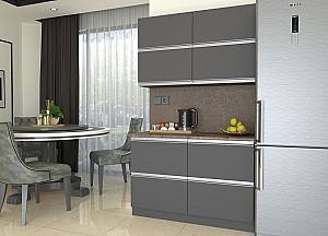 Set mobila bucatarie Yasen Madera 1.2 m (sertare) Grafit Gri