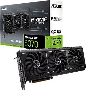 Видеокарта Asus Prime GeForce RTX 5070 Black OC Edition