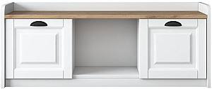 Dulap pentru incaltaminte Trendy P2 1808 Alb/Nuc (Maro)
