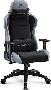 Fotoliu gaming SENSE7 Spellcaster FUKU XL PU Black and Gray