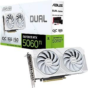 Видеокарта Asus GeForce RTX 5060 Ti 16GB Dual White OC Edition