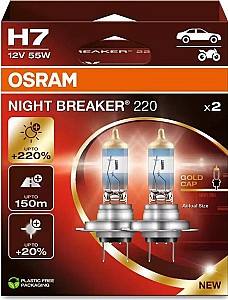 Автомобильная лампа Osram 64210 NB220-2HB +220% H7 12V 55W